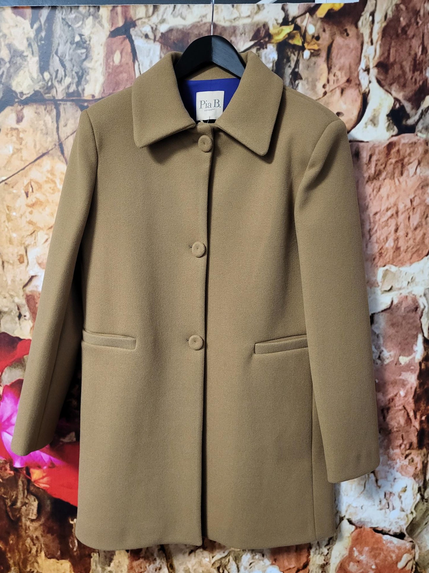 PIA B WOOL PEA COAT