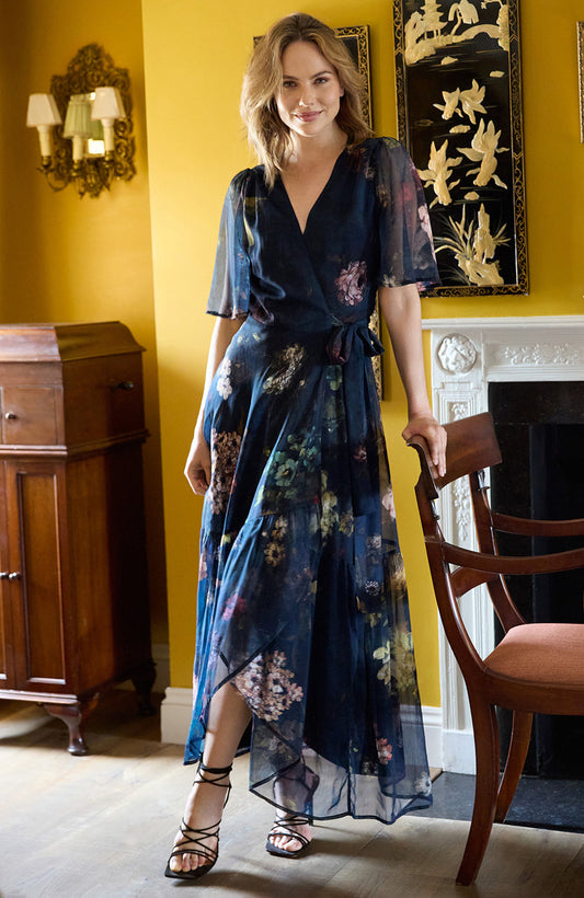 The Abbey navy dress