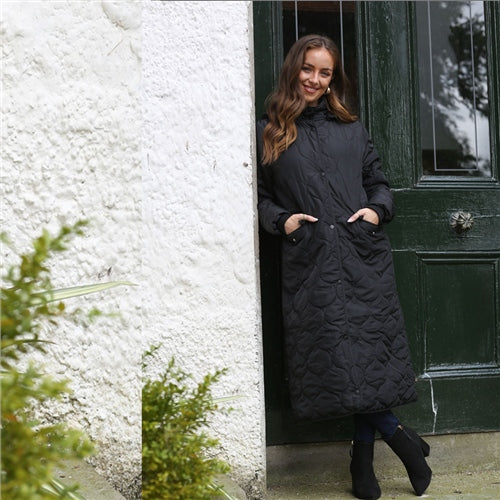 Rant and Rave Catriona Puffa Coat Black