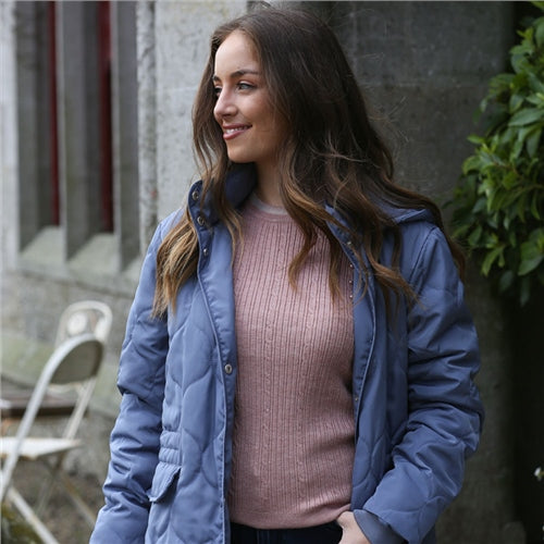 Rant and Rave Catriona Puffa Coat Blue
