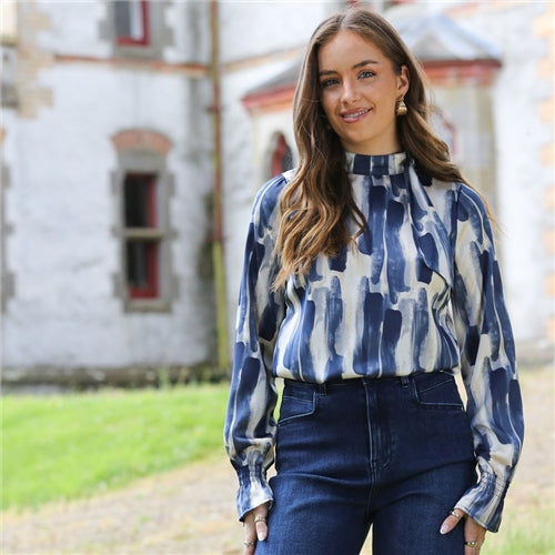 Rant and Rave Mandy Top Navy