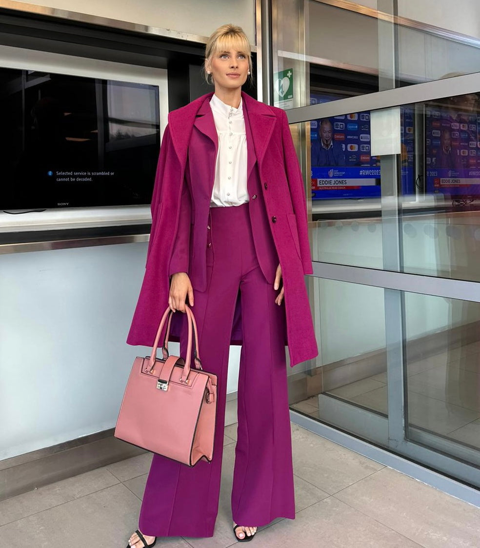 Malva Magenta Coat
