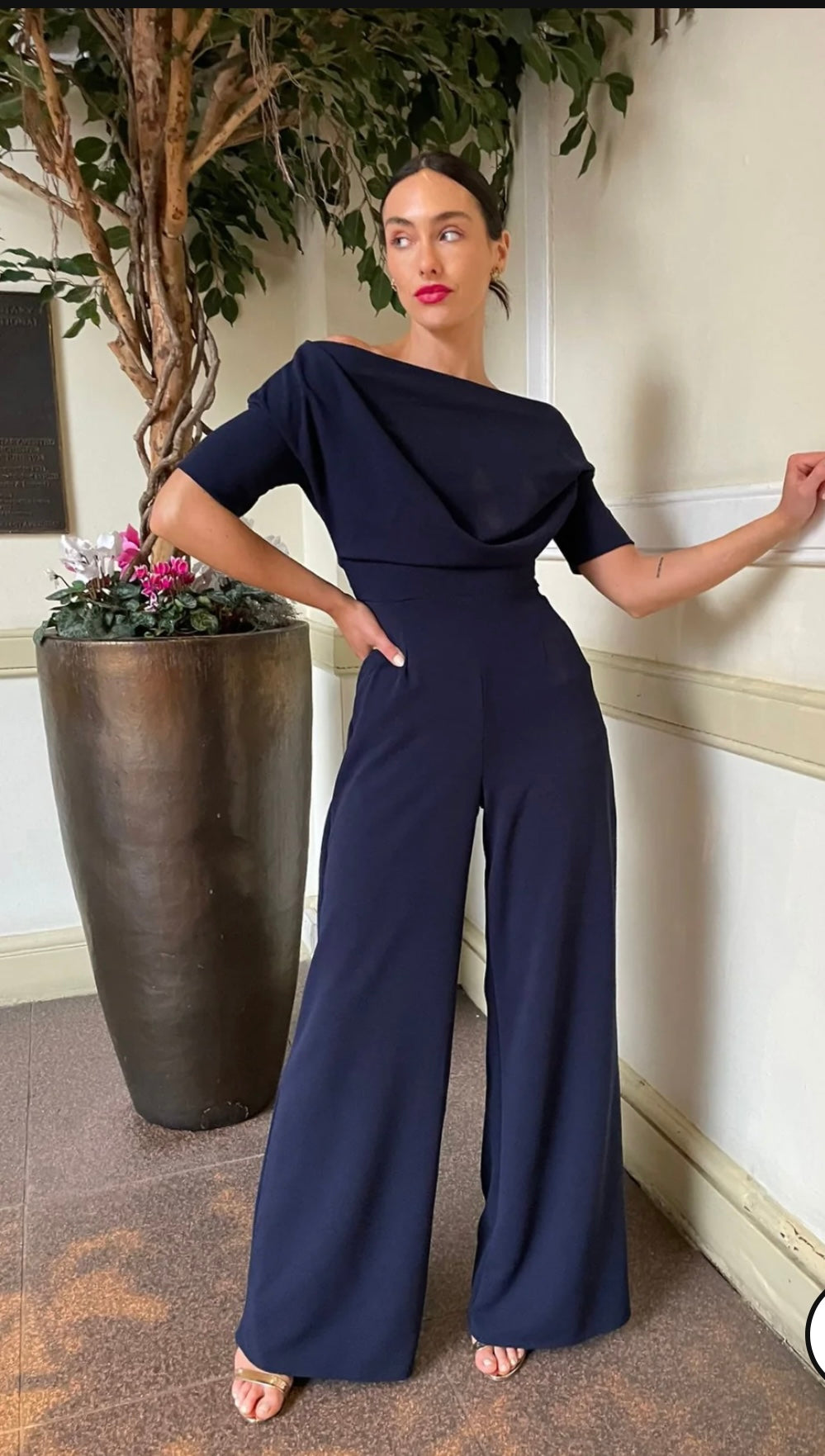 Navy Atom Lima jumpsuit