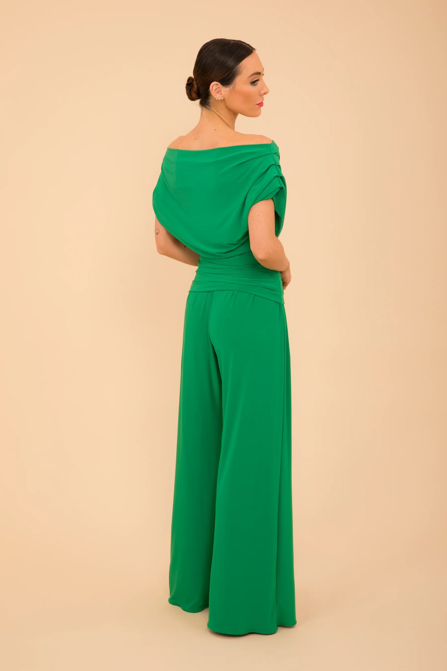 Atom Label Carbon jumpsuit Green