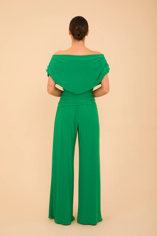 Atom Label Carbon jumpsuit Green