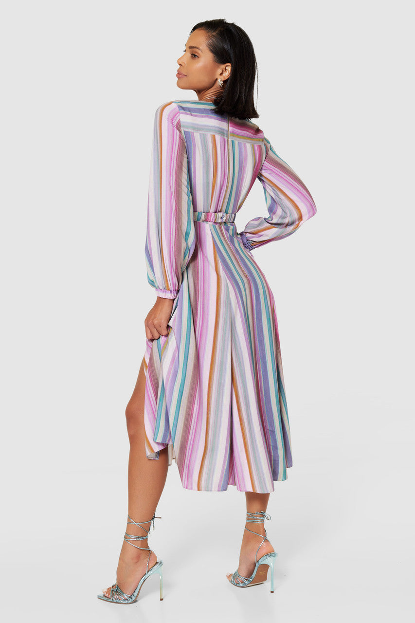 Closet London Pink Stripe Wrap