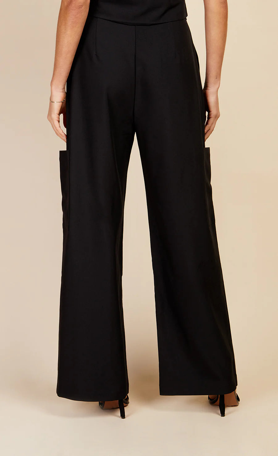 Black Cargo Trousers By Vouge Williams