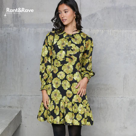Daina Dress in Lime