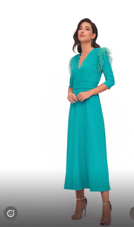 ROLE MODE SAMANTHA FEATHER DRESS