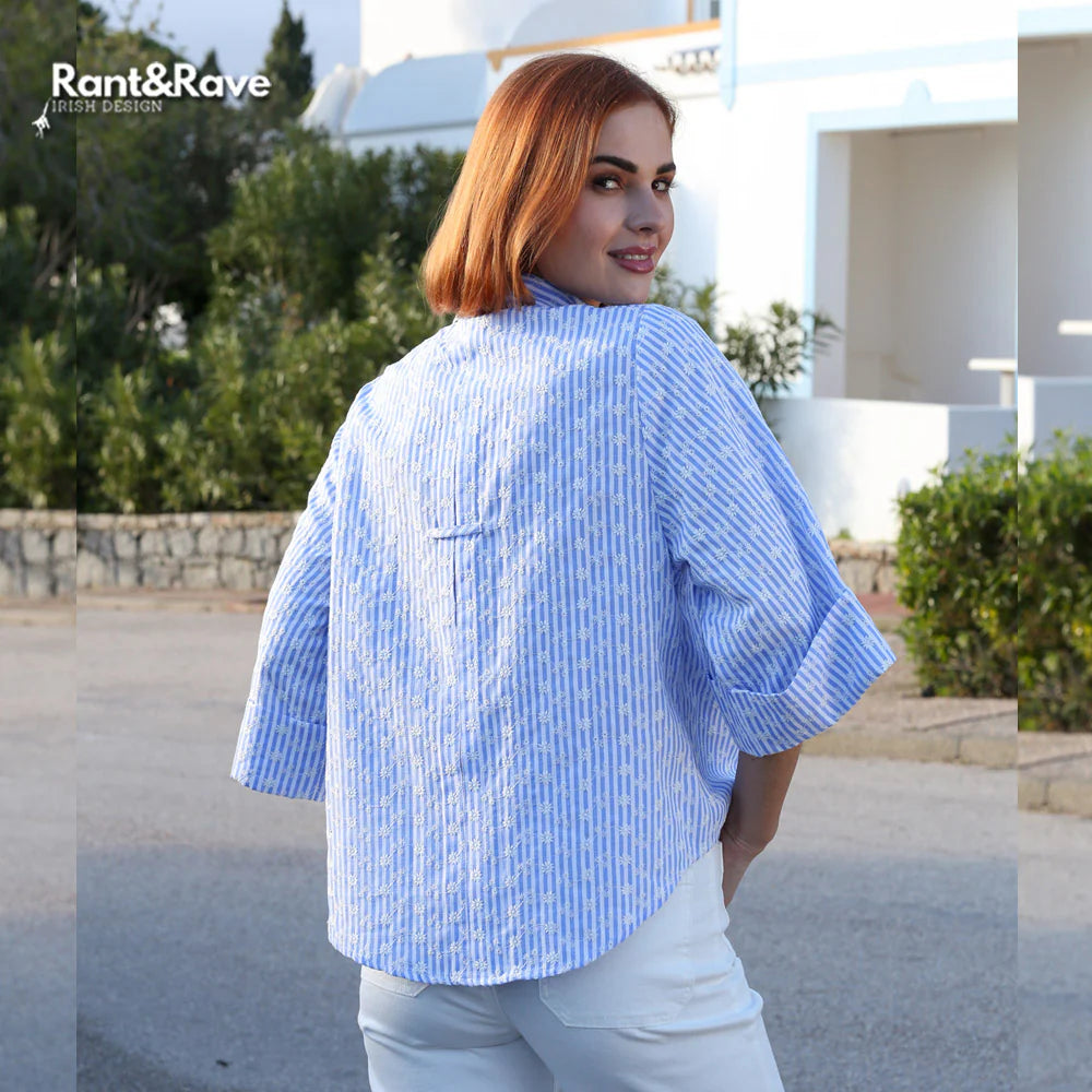 Rant and rave shirt sky blue