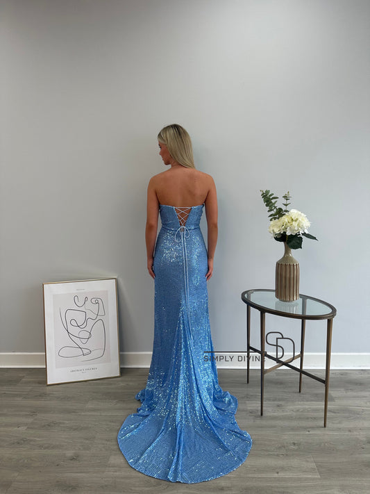 CANNOT BE PURCHASED ONLINE -INSTORE ONLY Sequence Dress Blue Only Available Instore