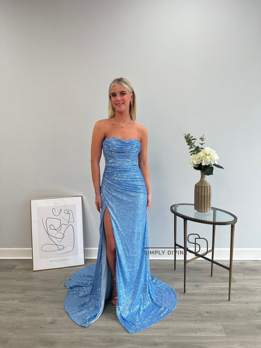 CANNOT BE PURCHASED ONLINE -INSTORE ONLY Sequence Dress Blue Only Available Instore