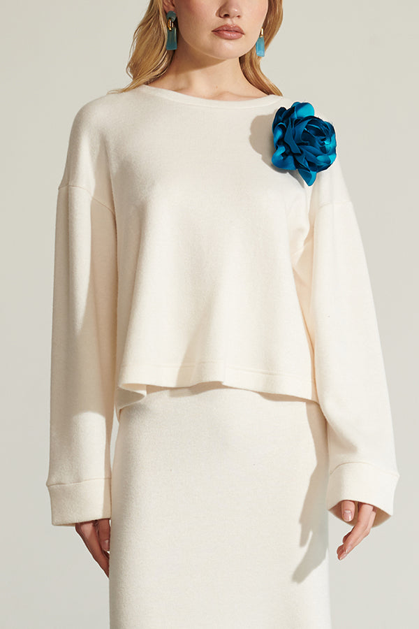 Le Sarte Del Sole Fleece Wool Top