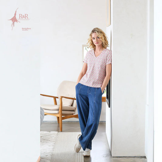 RELAX AND RENEW PINK SOPHIE T SHIRT