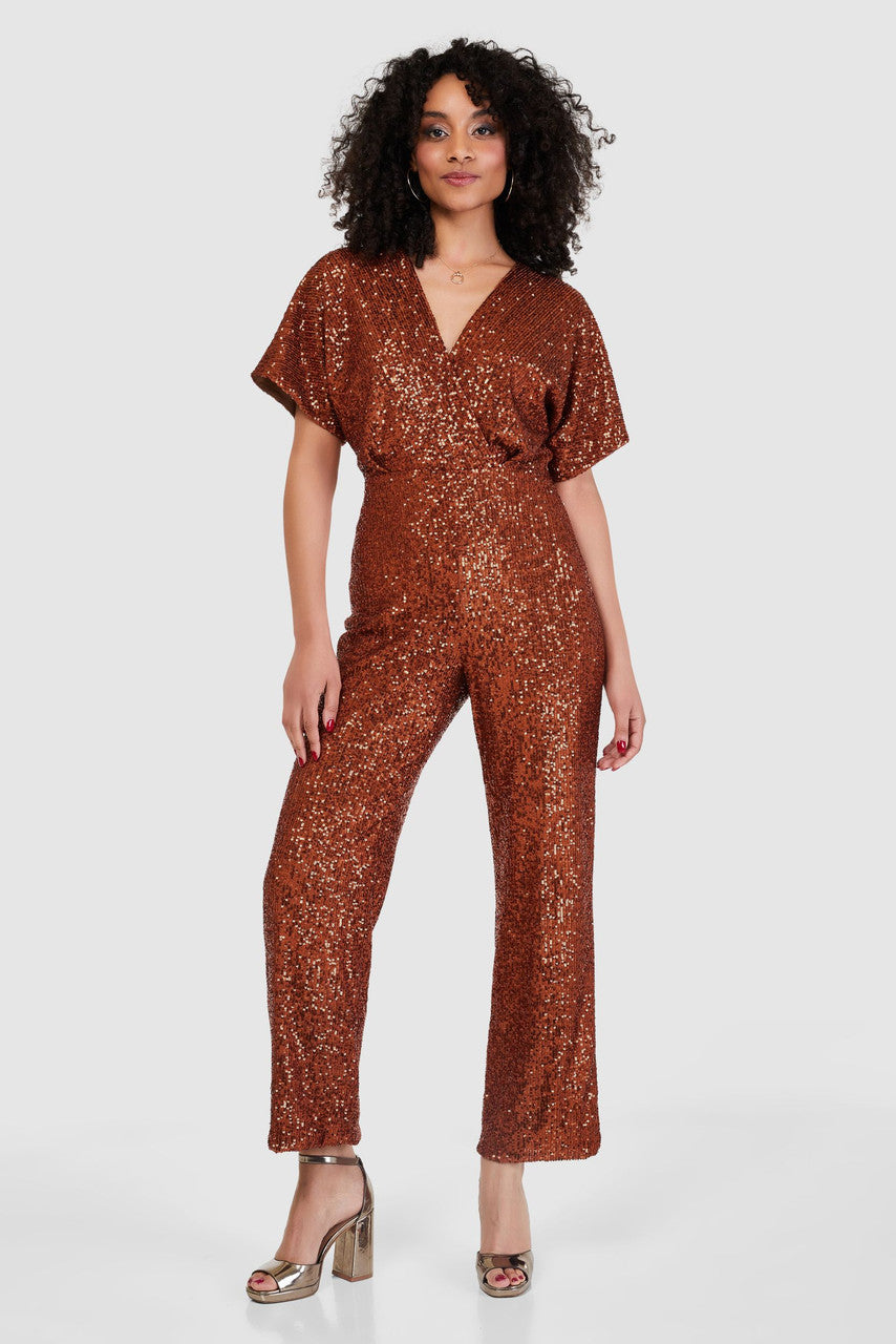 Closet London Copper jumpsuit