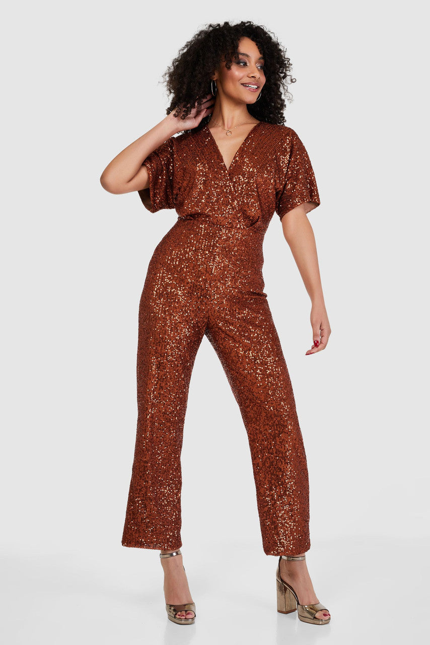 Closet London Copper jumpsuit