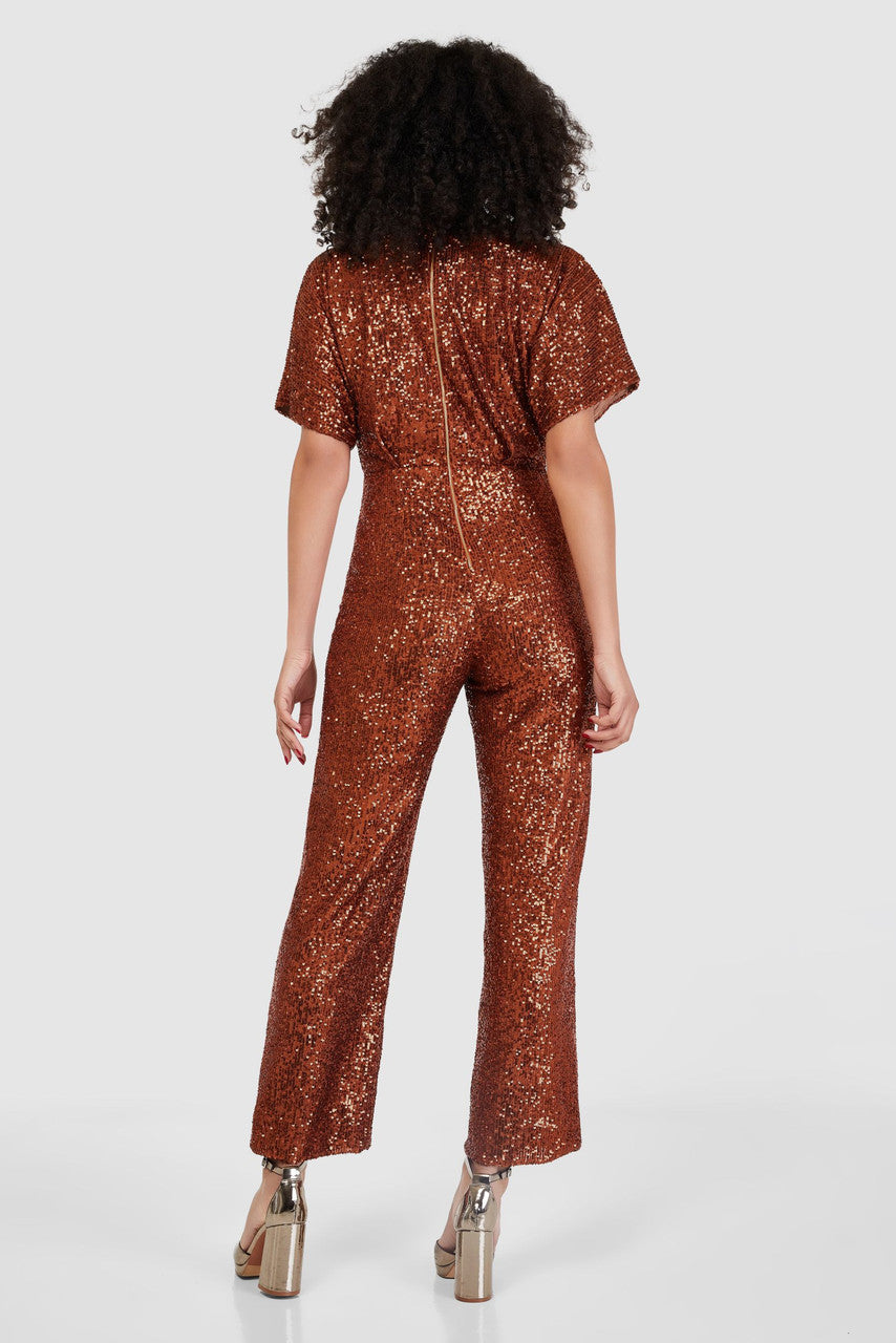 Closet London Copper jumpsuit