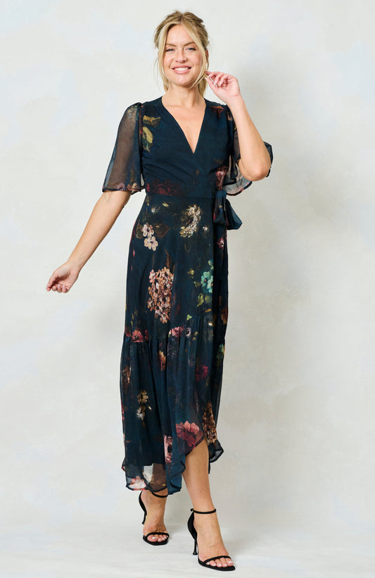 The Abbey navy dress