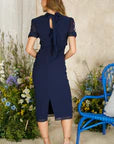 The Hailey navy dress Hope & Ivy