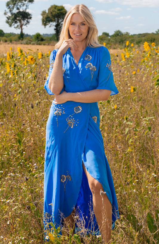 HOPE AND IVY MALLORY EMBELLISHED DRESS