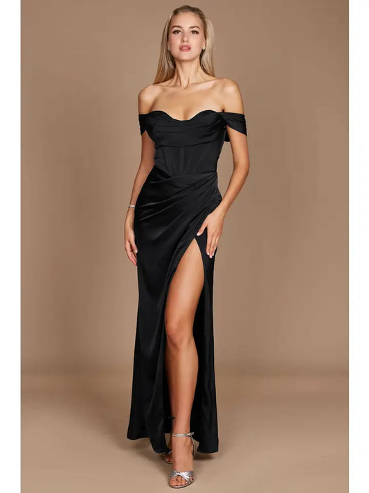 CANNOT BE PURCHASED ONLINE -INSTORE ONLY CORSET PLUNGE DEBS/TY DRESS, ONLY AVAILABLE IN STORE