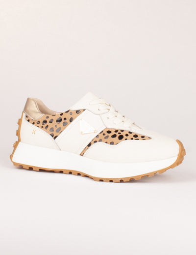 KATE APPLEBY CATHNESS LEOPARD TRAINERS