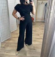 Lima Full sparkle black jumpsuit