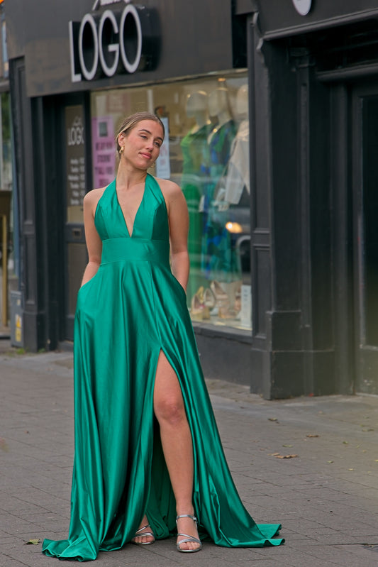 CANNOT BE PURCHASED ONLINE -INSTORE ONLY Marilyn Dress Emerald Only Available Instore