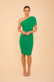 Atom one shoulder dress