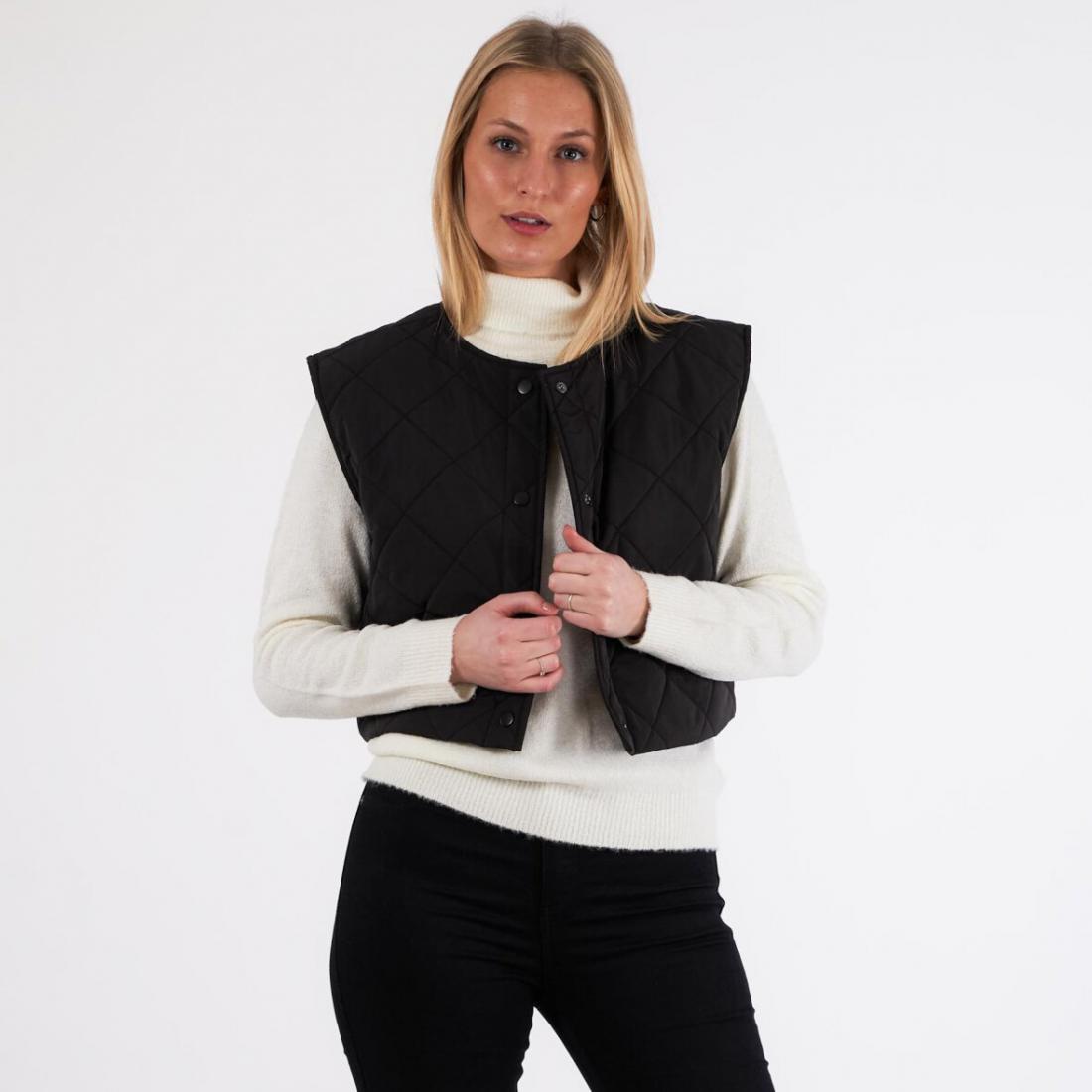 Sleeveless Daisy-Ve Black