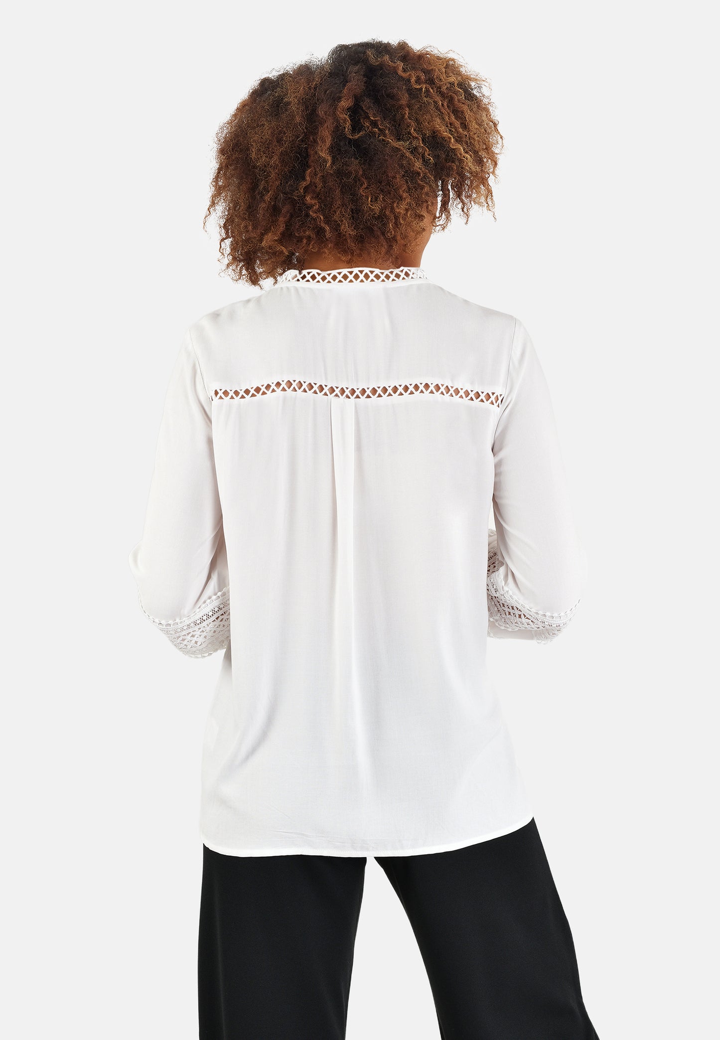 Sisters Point white crochet blouse EIYA-SH