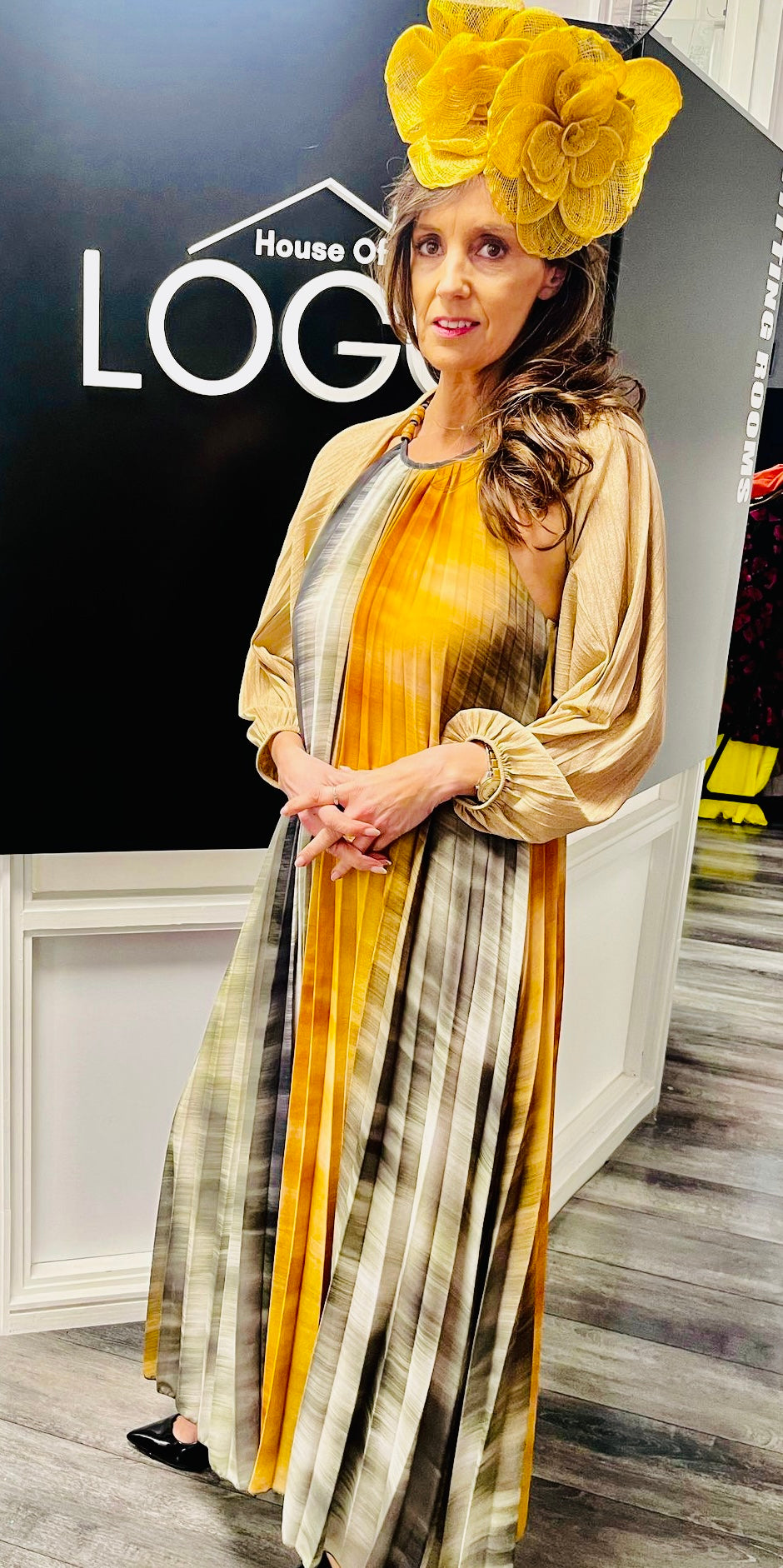 Lokita multi coloured maxi dress