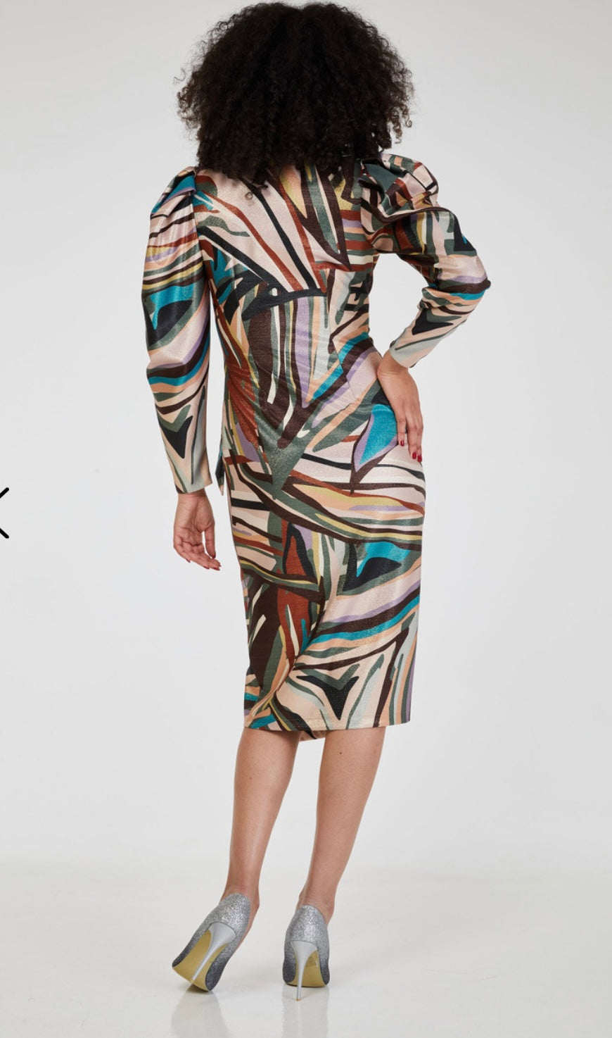 Closet London tiger printed wrap dress