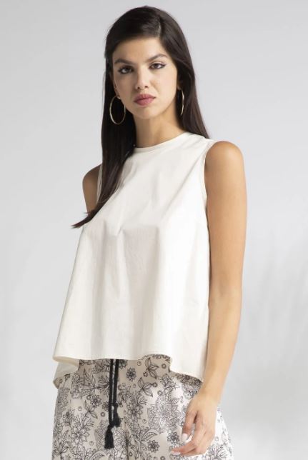 Le Sarte Del Sole Bow Back Top