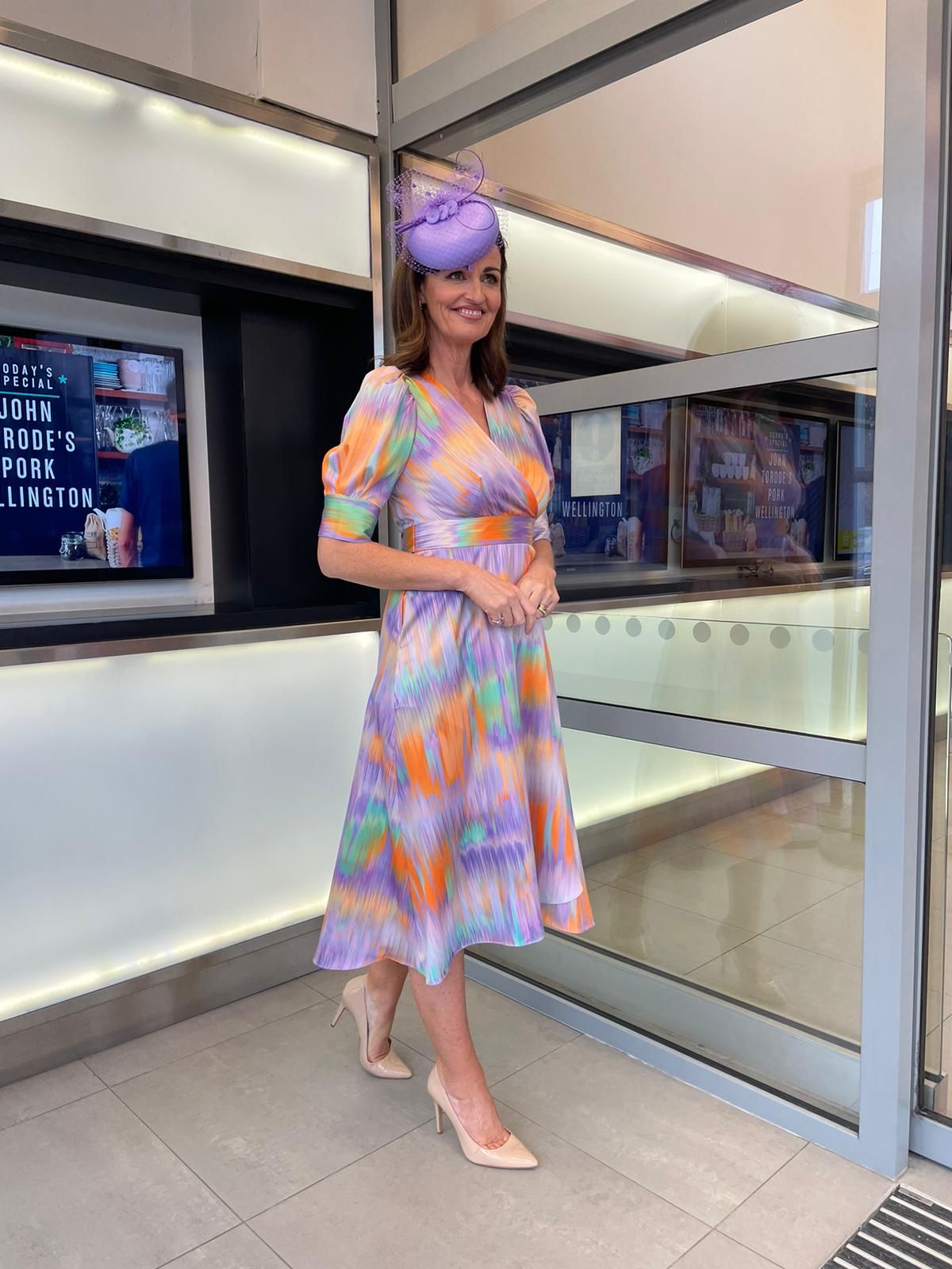 CLOSET LONDON MULTI WRAP MIDI A- LINE DRESS
