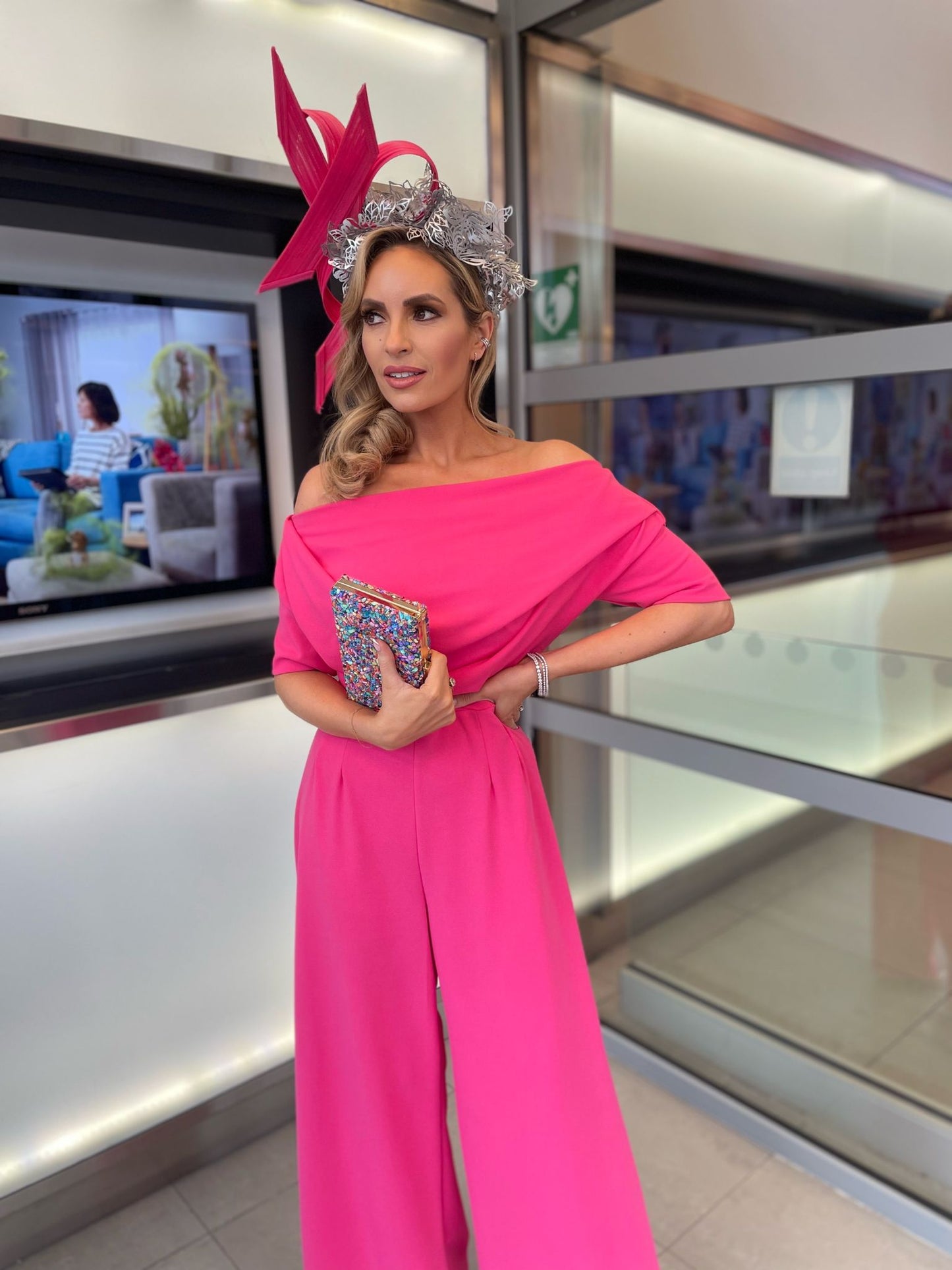 ATOM LIMA CREPE JUMPSUIT PINK