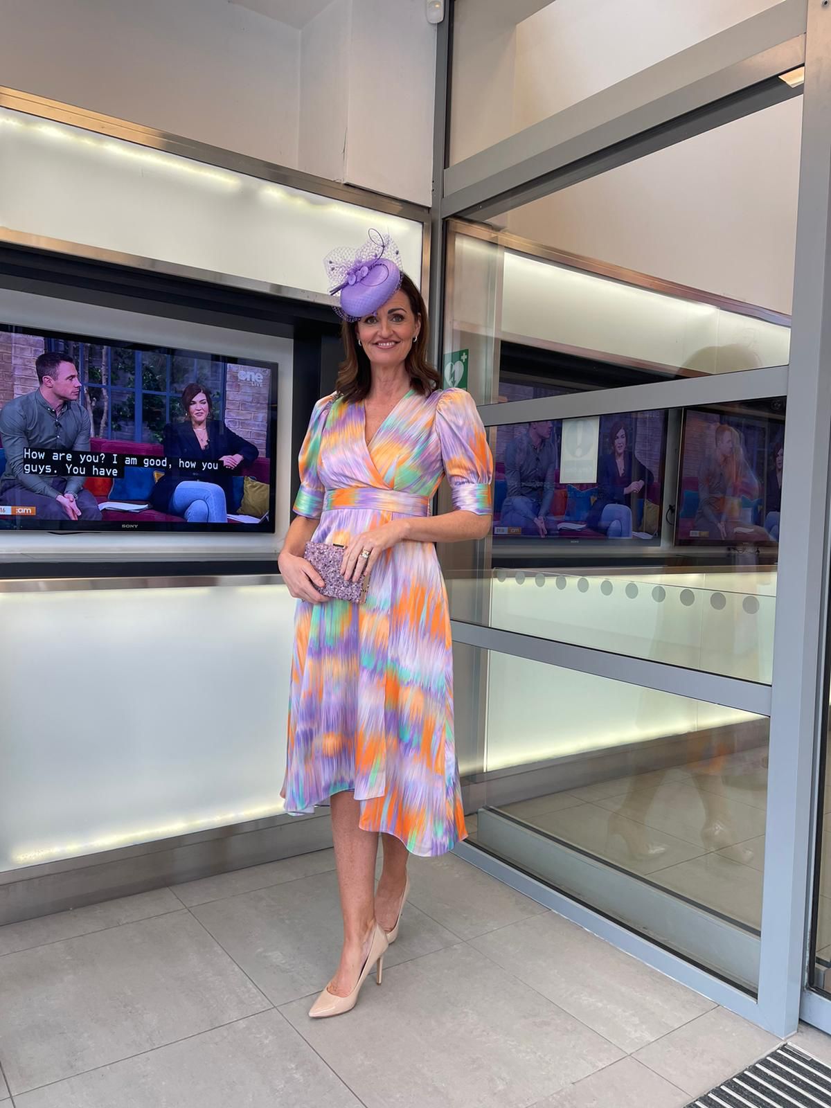 CLOSET LONDON MULTI WRAP MIDI A- LINE DRESS
