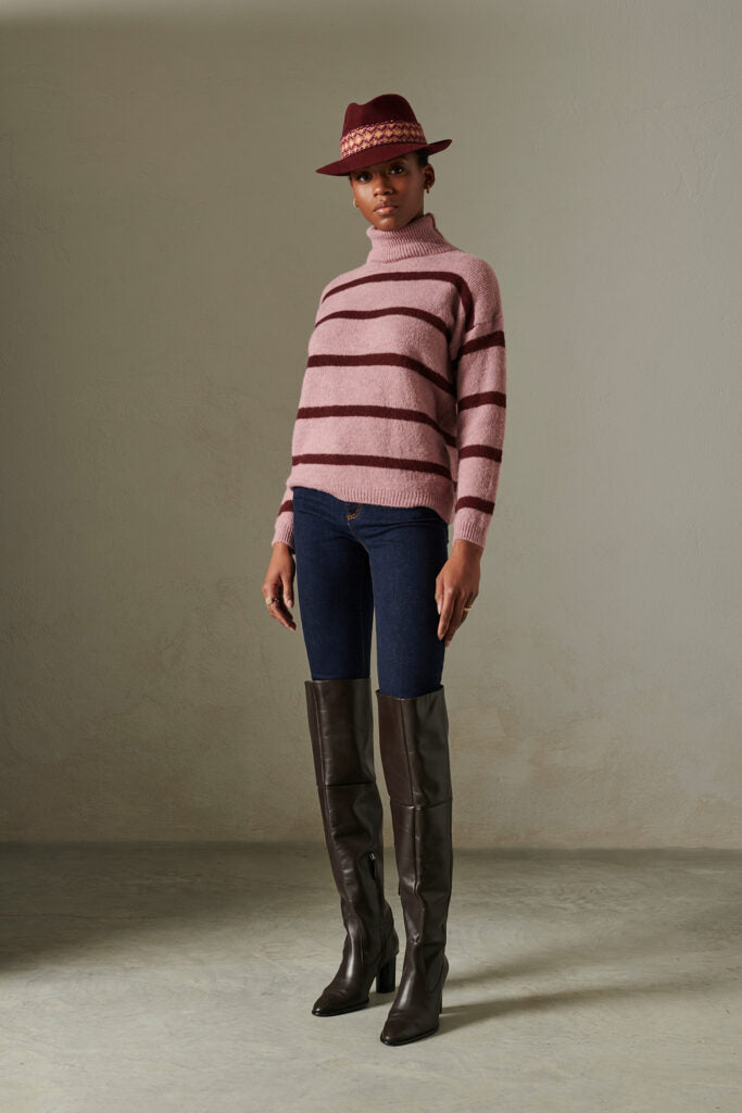 PIA B STRIPE KNITT