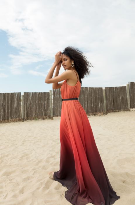 H2O Cowl Neck Maxi Dress