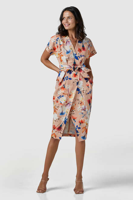 Closet Peach Kimono wrap dress