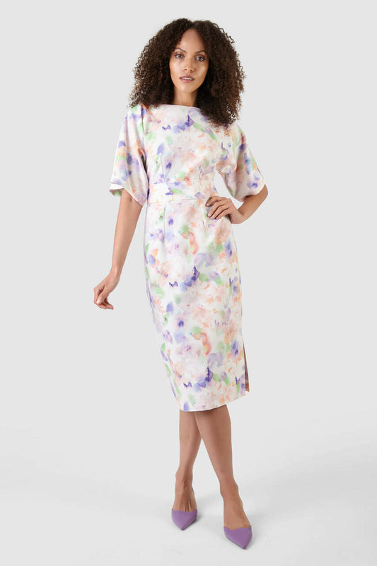 Closet Kimono sides split midi dress