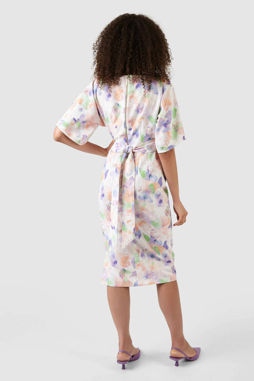 Closet Kimono sides split midi dress