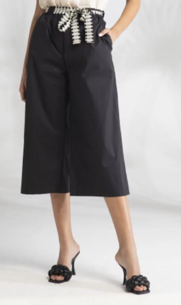Le Sarte Del Sole Wide Leg Crop Trousers