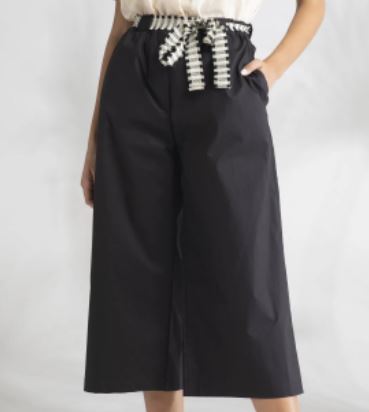 Le Sarte Del Sole Wide Leg Crop Trousers
