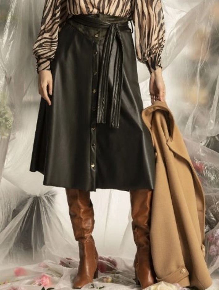 Le Sate Del Sole Pu Skirt
