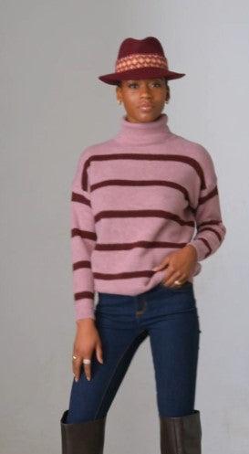 PIA B STRIPE KNITT