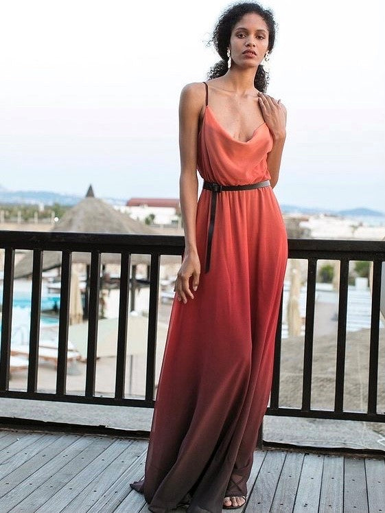 H2O Cowl Neck Maxi Dress