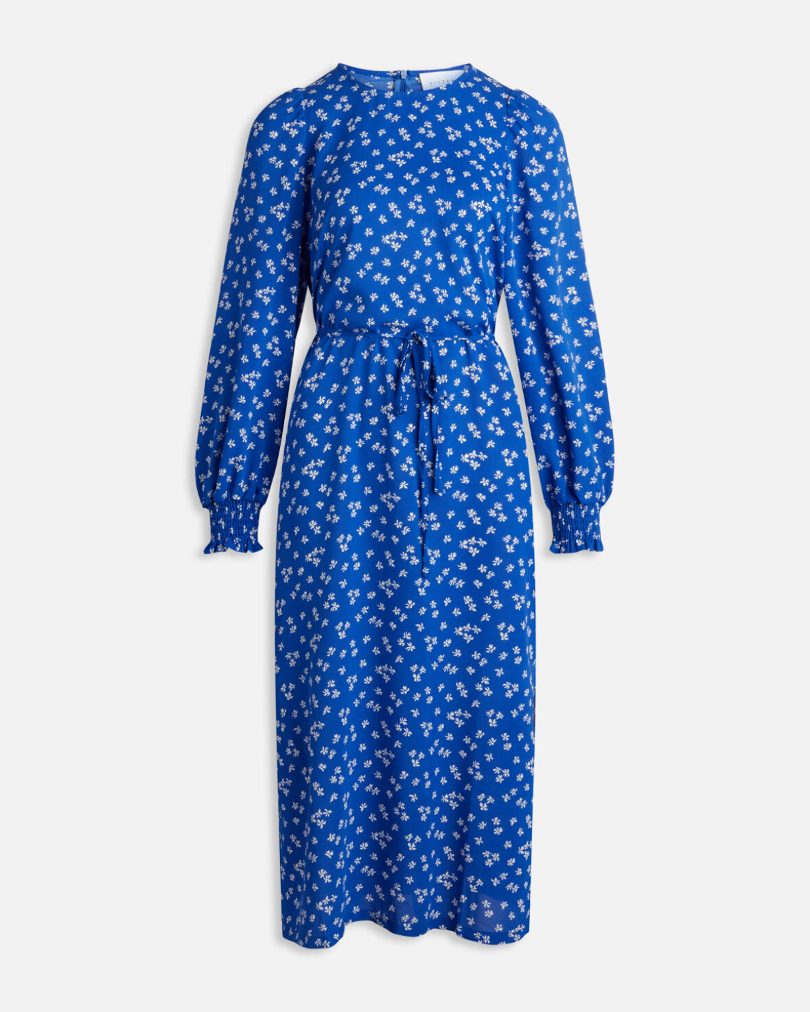 Sisters Point Royal Blue Gathered Sleeve Dress