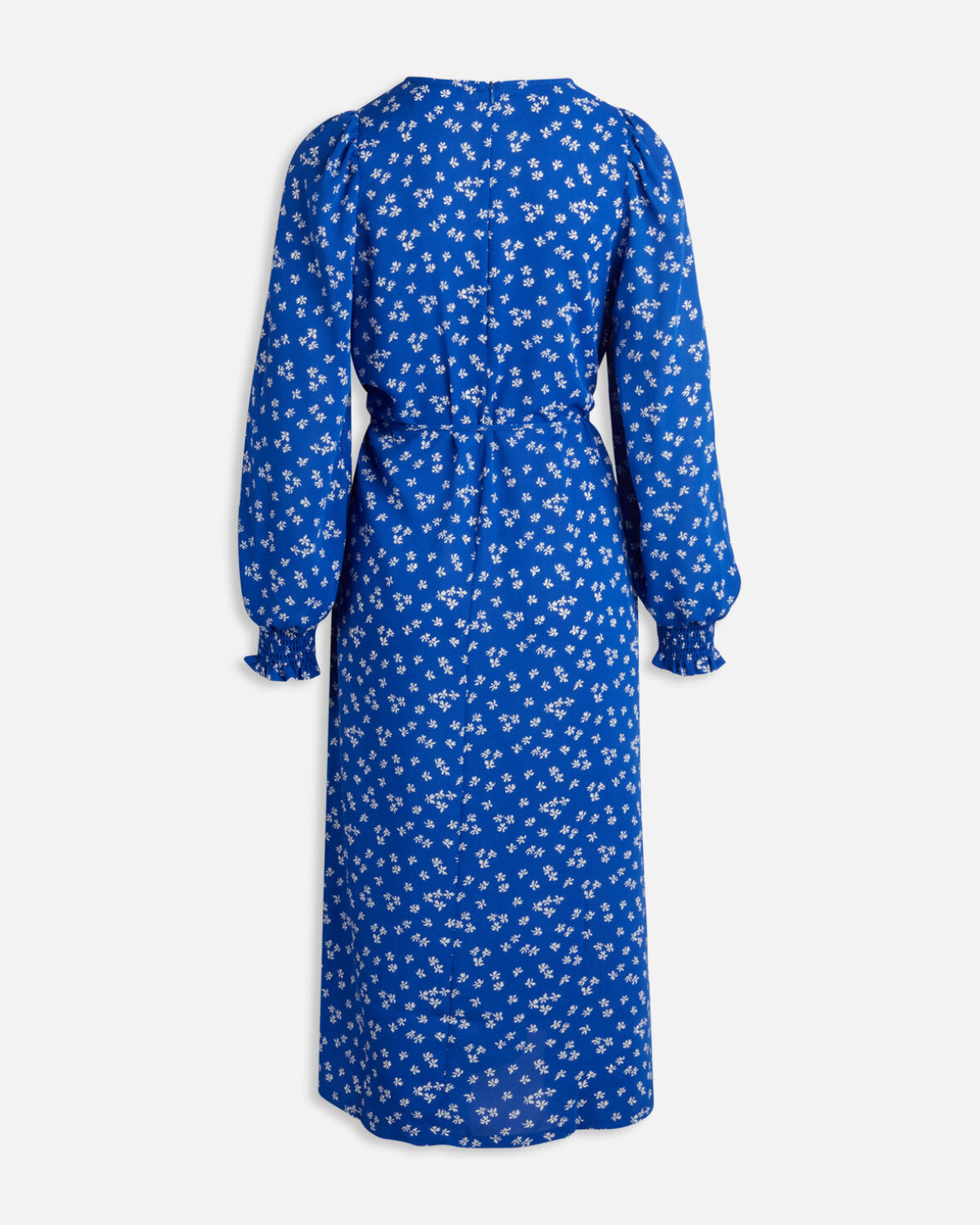 Sisters Point Royal Blue Gathered Sleeve Dress