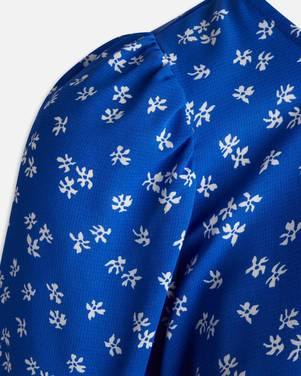 Sisters Point Royal Blue Gathered Sleeve Dress